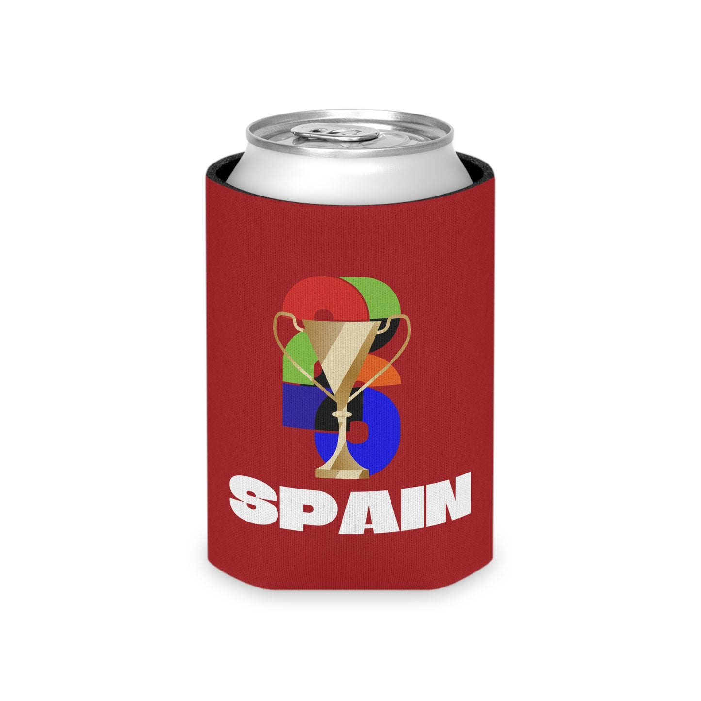 Spain Soccer Can Cooler - Spain Football Fan Koozie for Game Day (2026)