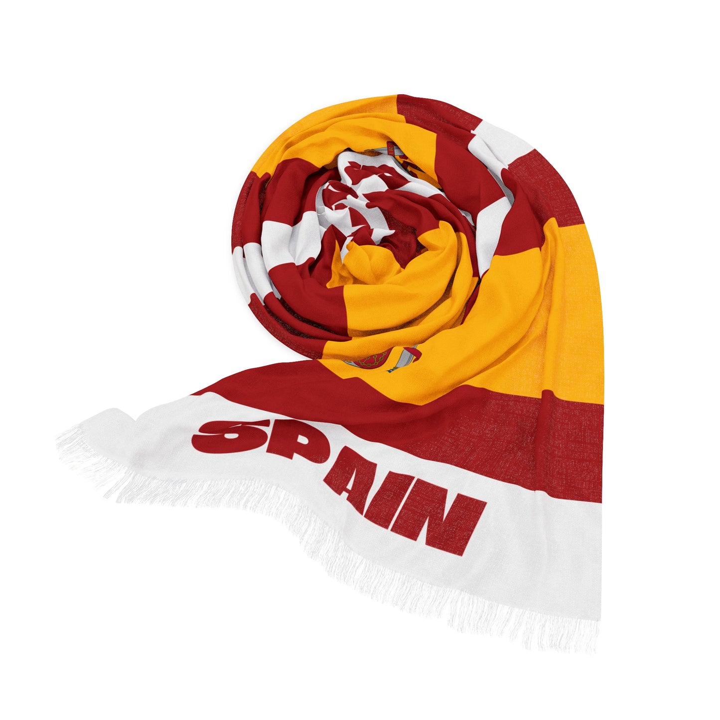 Spain Soccer Scarf - Spain Football Supporter Scarf with Flag (2026)