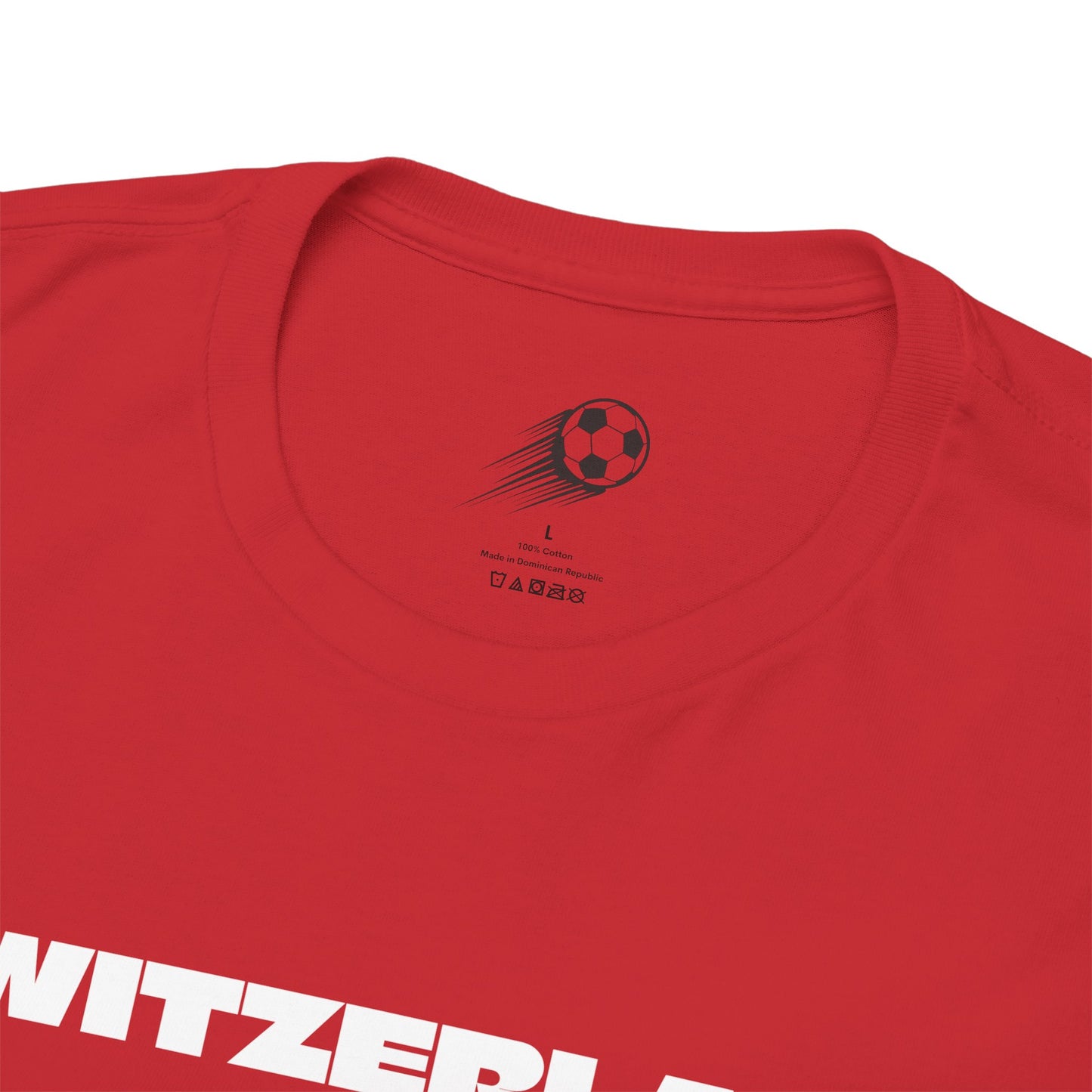Switzerland Football T-Shirt - Unisex Switzerland Soccer Fan Tee with Flag (2026)