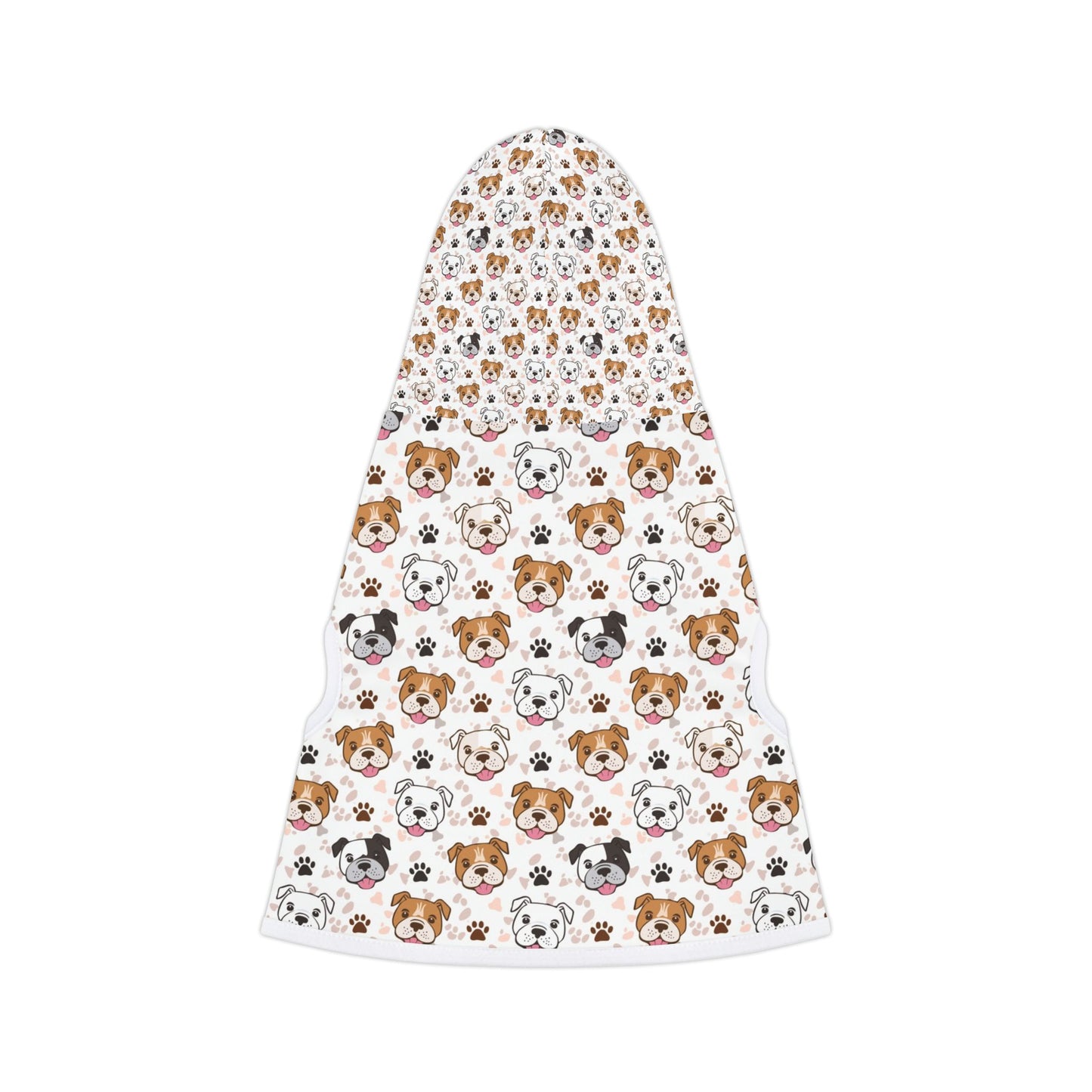 English Bulldog Pet Hoodie, Dog Lover Sweatshirt, Cute Paw Print Pullover, Animal Print Hoodie, Pet Owner Gift, Bulldog Mom Dad Hoodie