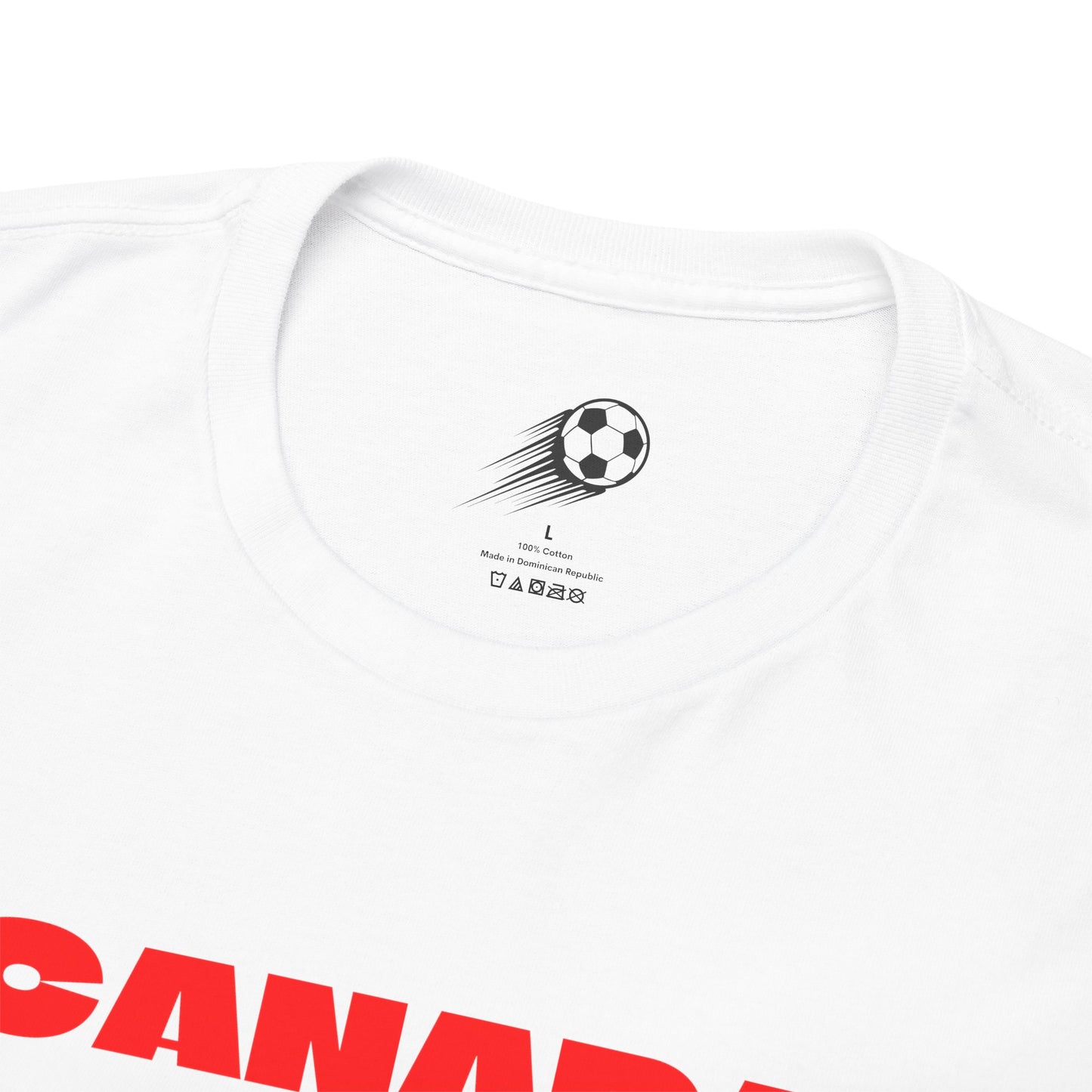 Canada Football T-Shirt - Unisex Canada Soccer Fan Tee with Flag (2026)