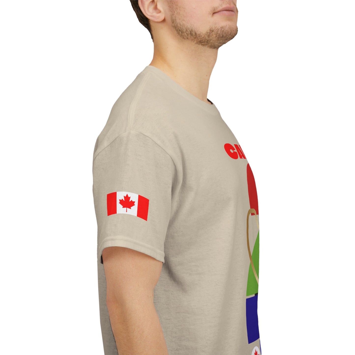 Canada Football T-Shirt - Unisex Canada Soccer Fan Tee with Flag (2026)