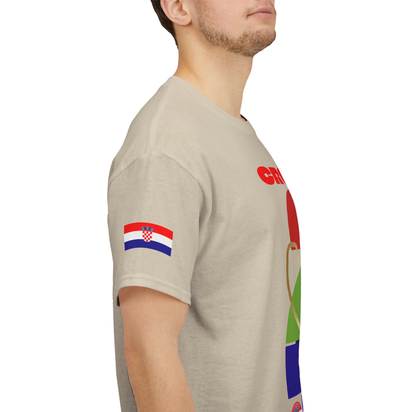 Croatia Football T-Shirt - Unisex Croatia Soccer Fan Tee with Flag (2026)