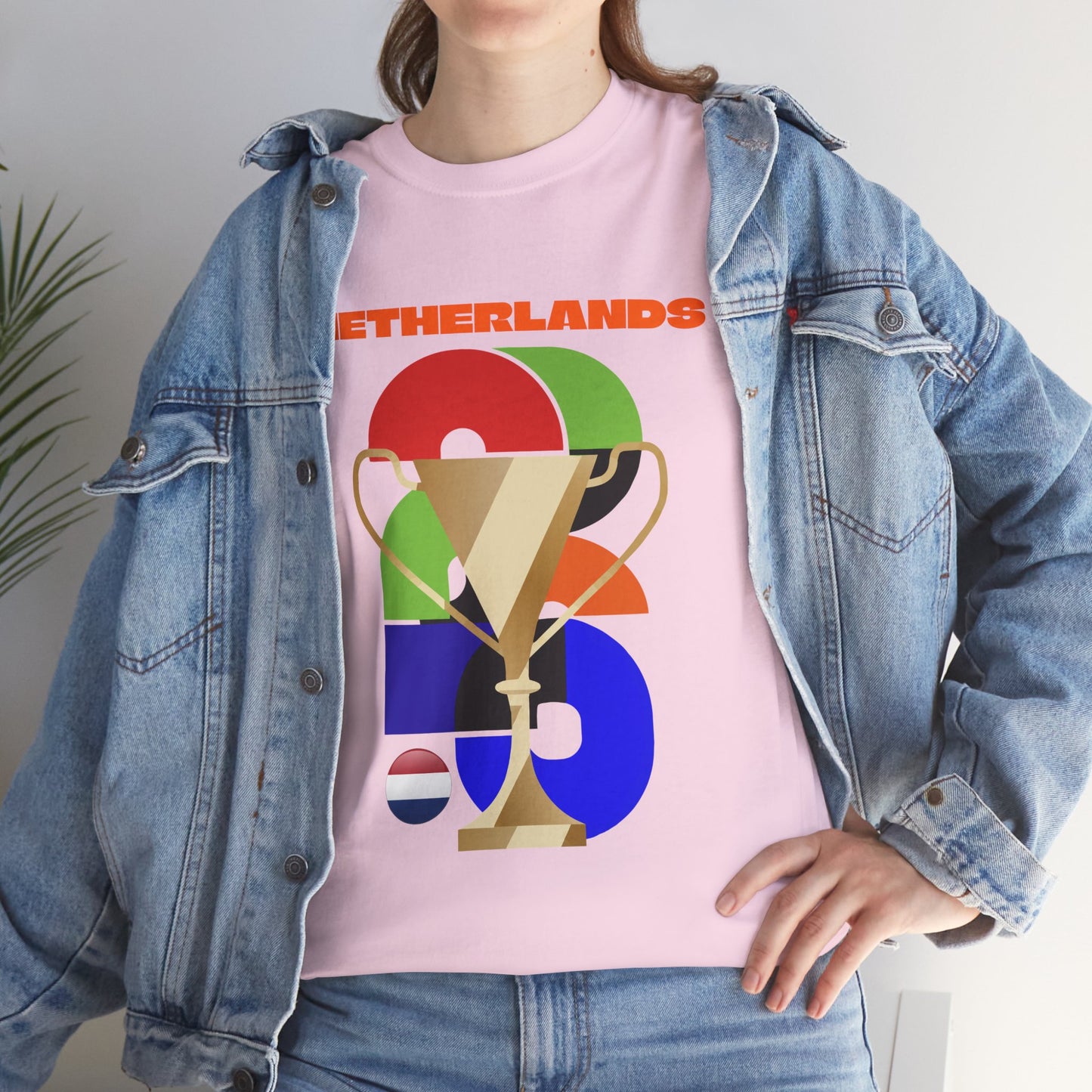 Netherlands Football T-Shirt - Unisex Netherlands Soccer Fan Tee with Flag (2026)