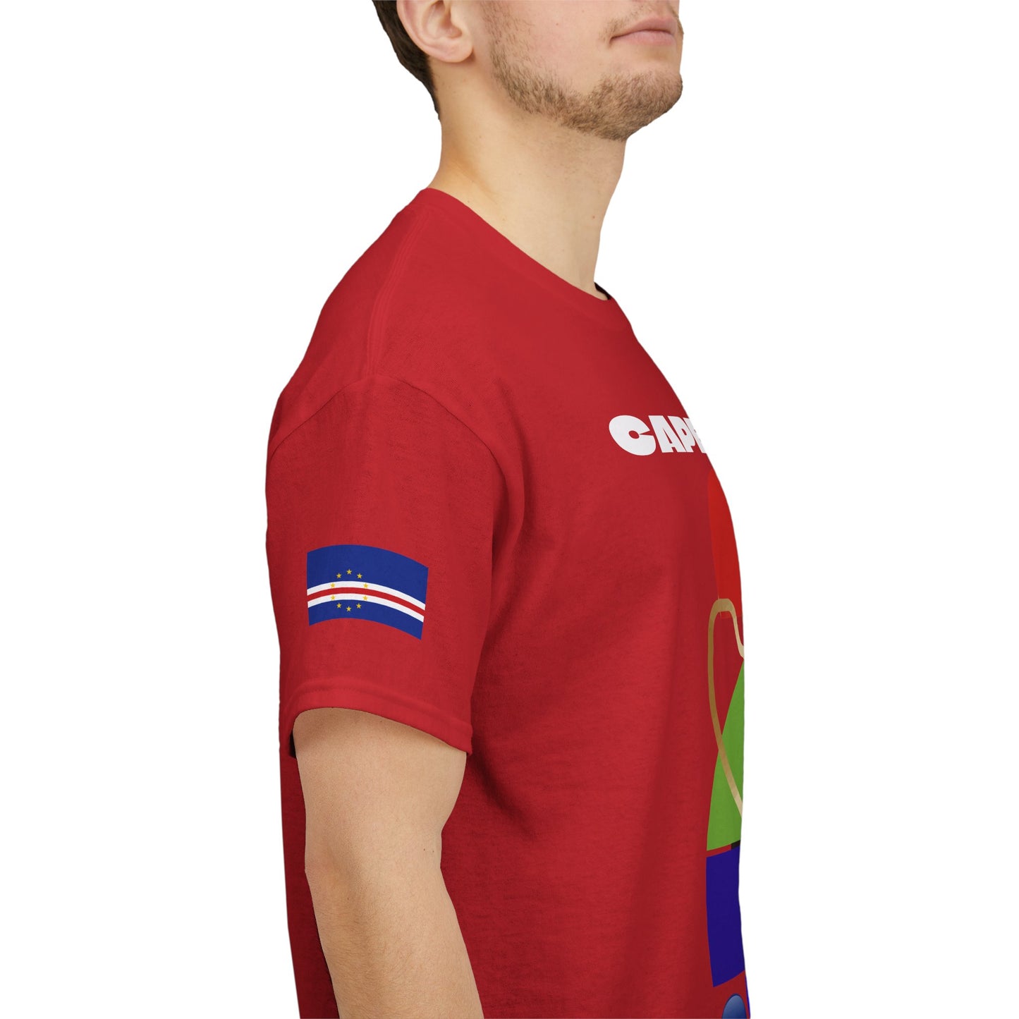 Cape Verde Football T-Shirt - Unisex Cape Verde Soccer Fan Tee with Flag (2026)
