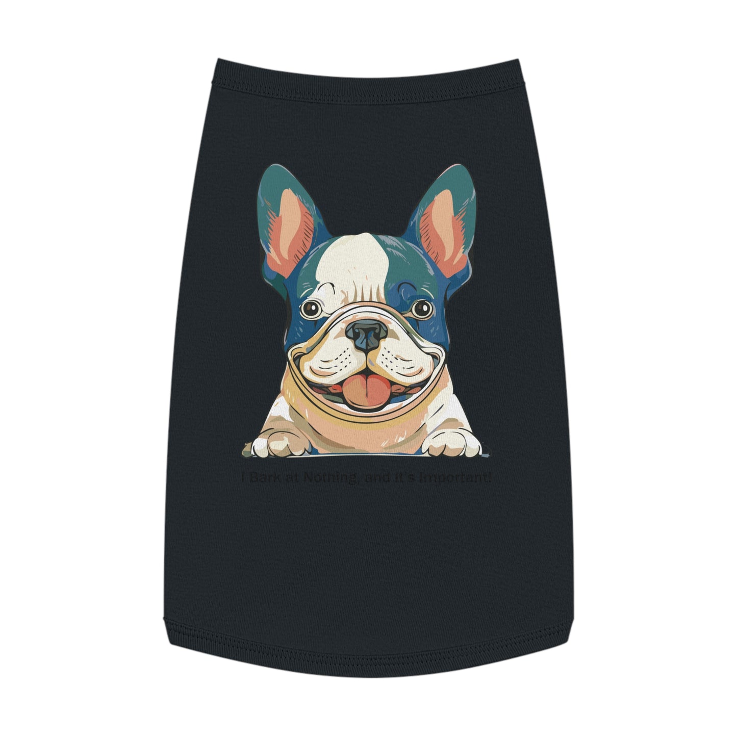 Adorable French Bulldog Pet Tank Top, Dog Summer Tee, Cute Canine Shirt, Pet Apparel, Gift for Dog Lovers, Casual Dog Wear