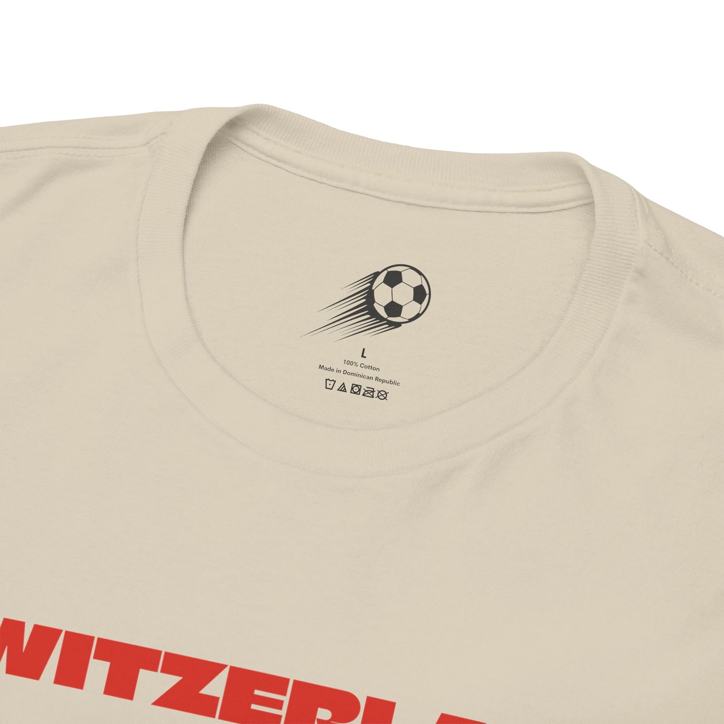 Switzerland Football T-Shirt - Unisex Switzerland Soccer Fan Tee with Flag (2026)
