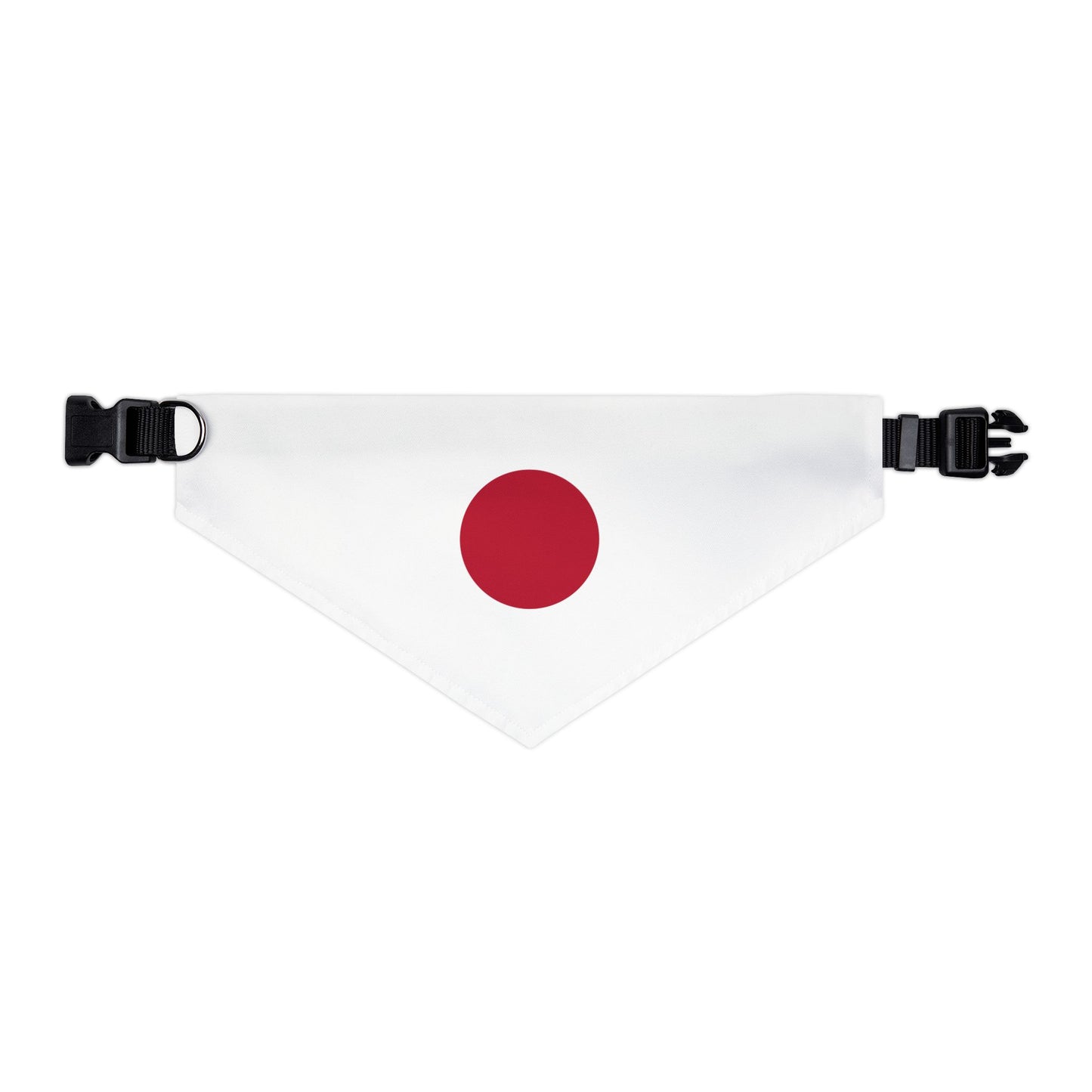 Japan Soccer Dog Bandana — Japanese Flag Snap-On Pet Bandana, Fan Gear