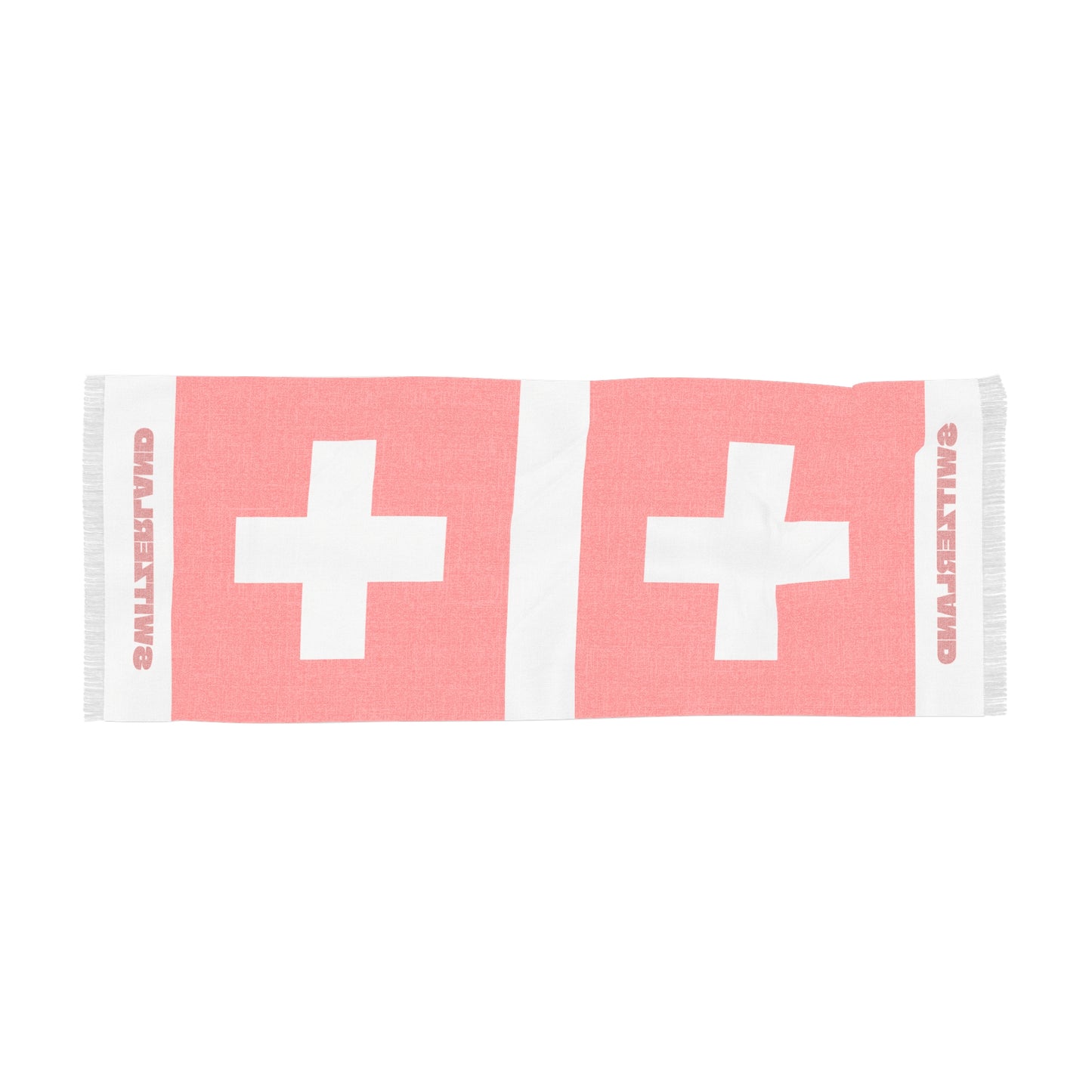 Switzerland Soccer Scarf - Switzerland Football Supporter Scarf with Flag (2026)