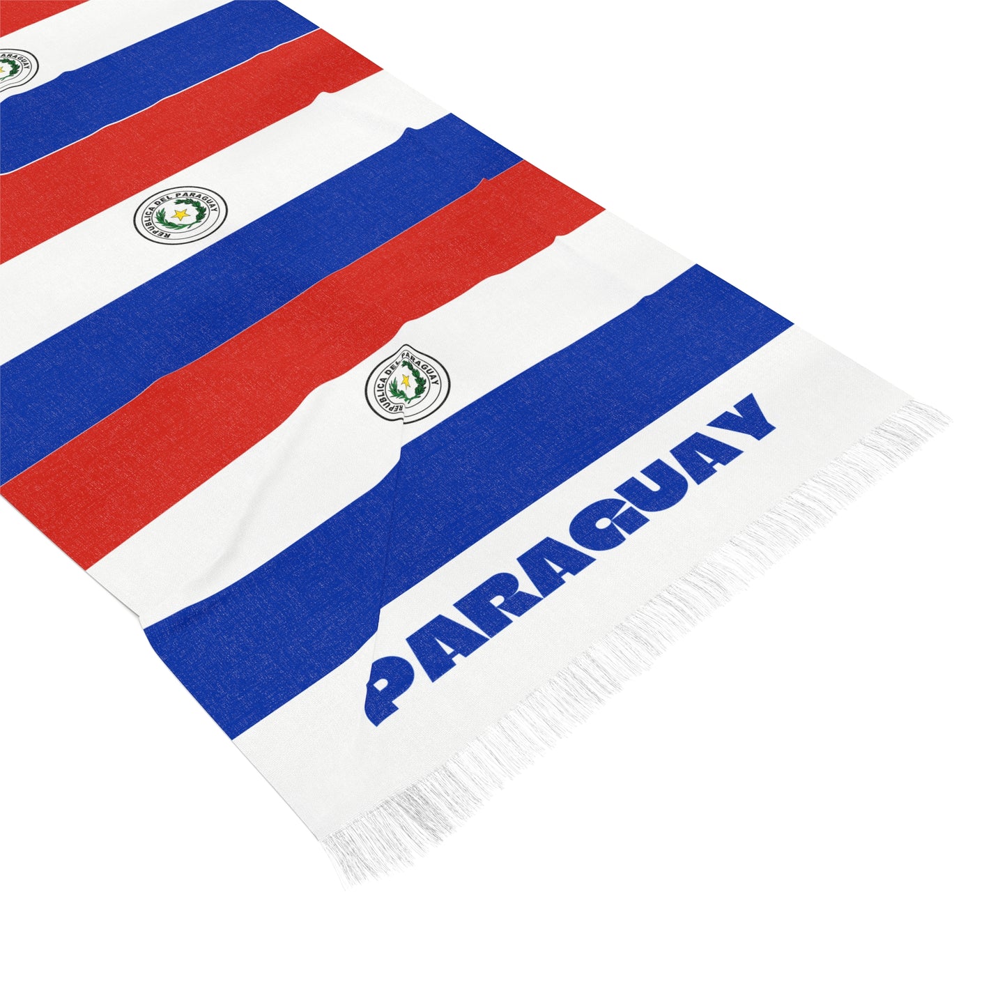 Paraguay Soccer Scarf - Paraguay Football Supporter Scarf with Flag (2026)