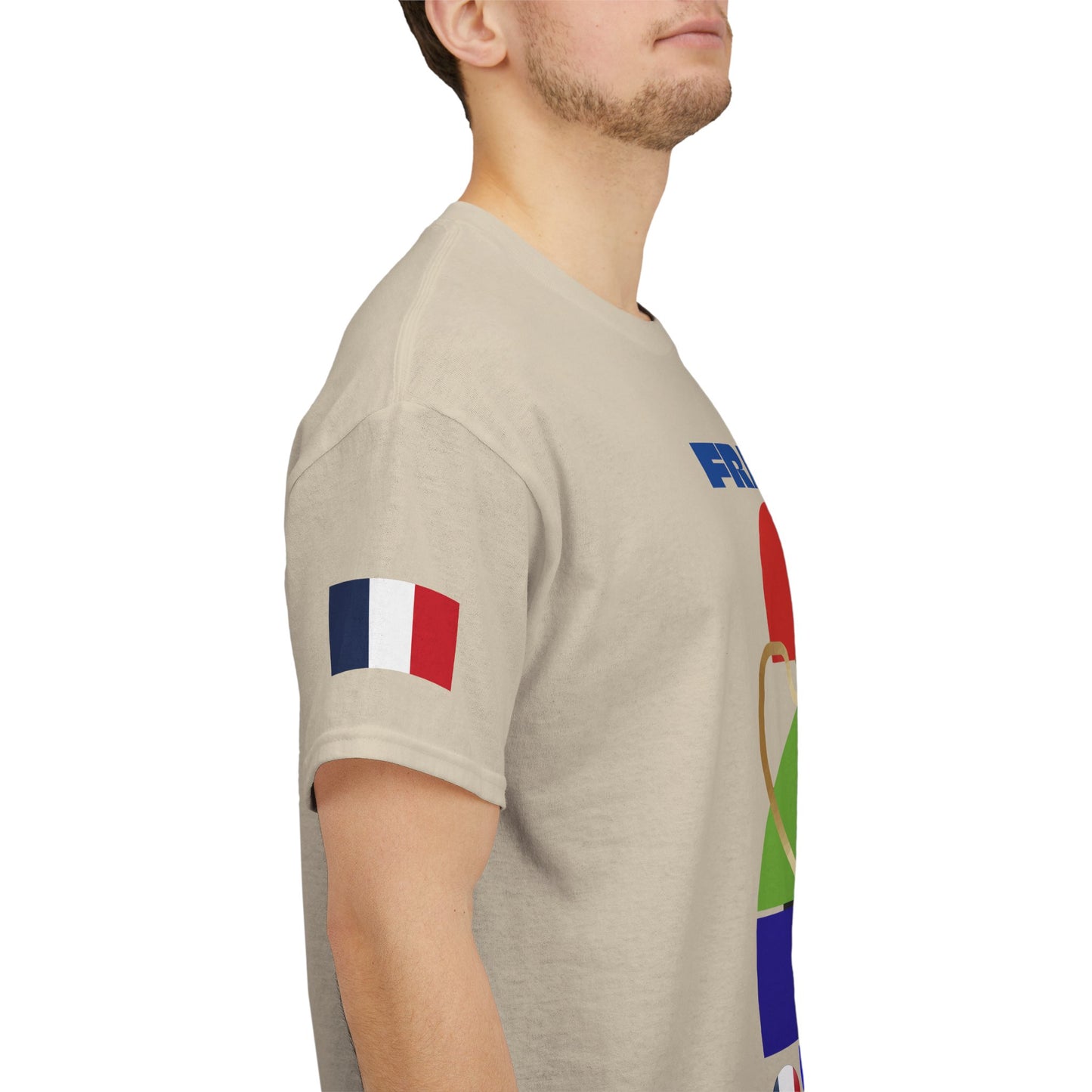France Football T-Shirt - Unisex France Soccer Fan Tee with Flag (2026)