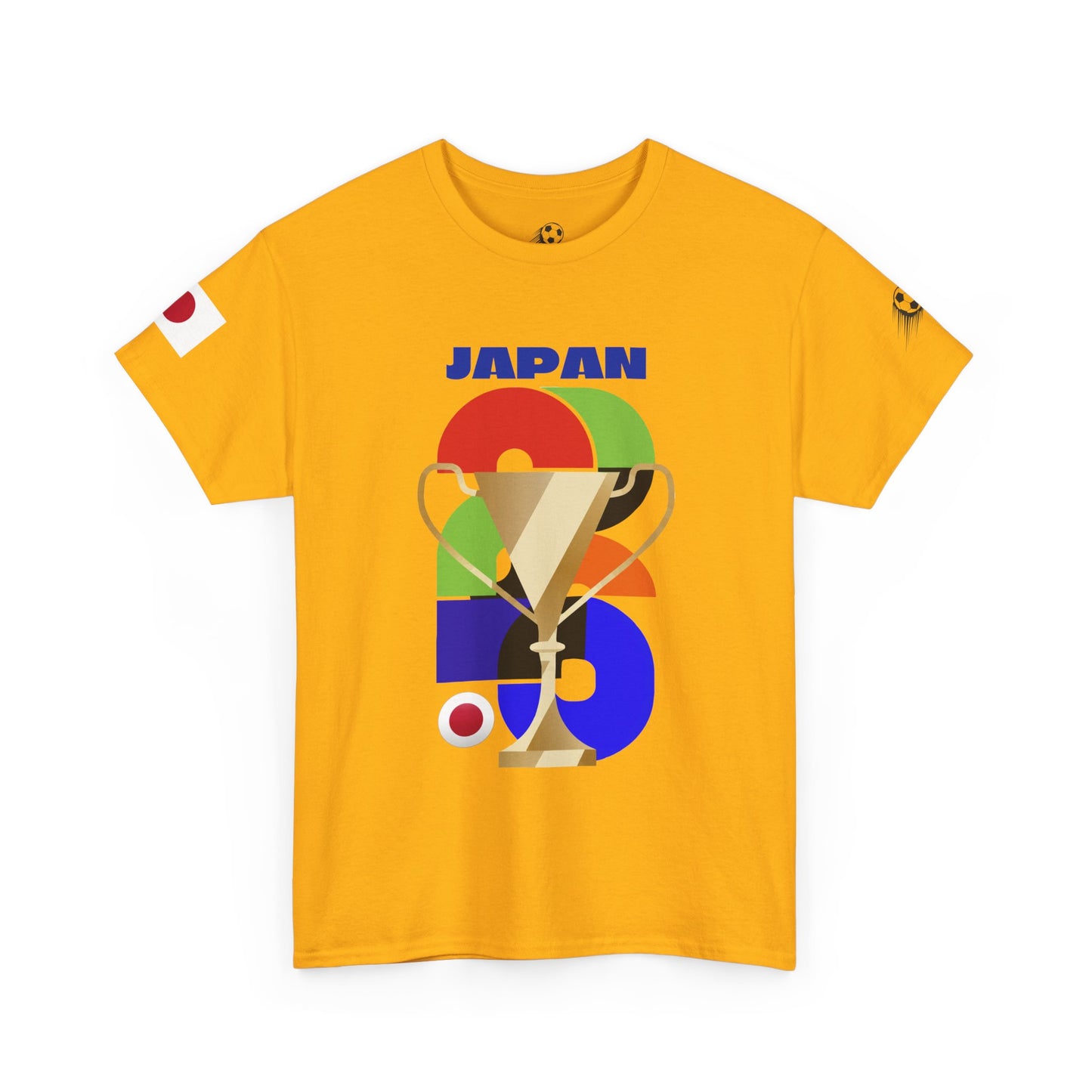 Japan Football T-Shirt - Unisex Japan Soccer Fan Tee with Flag (2026)