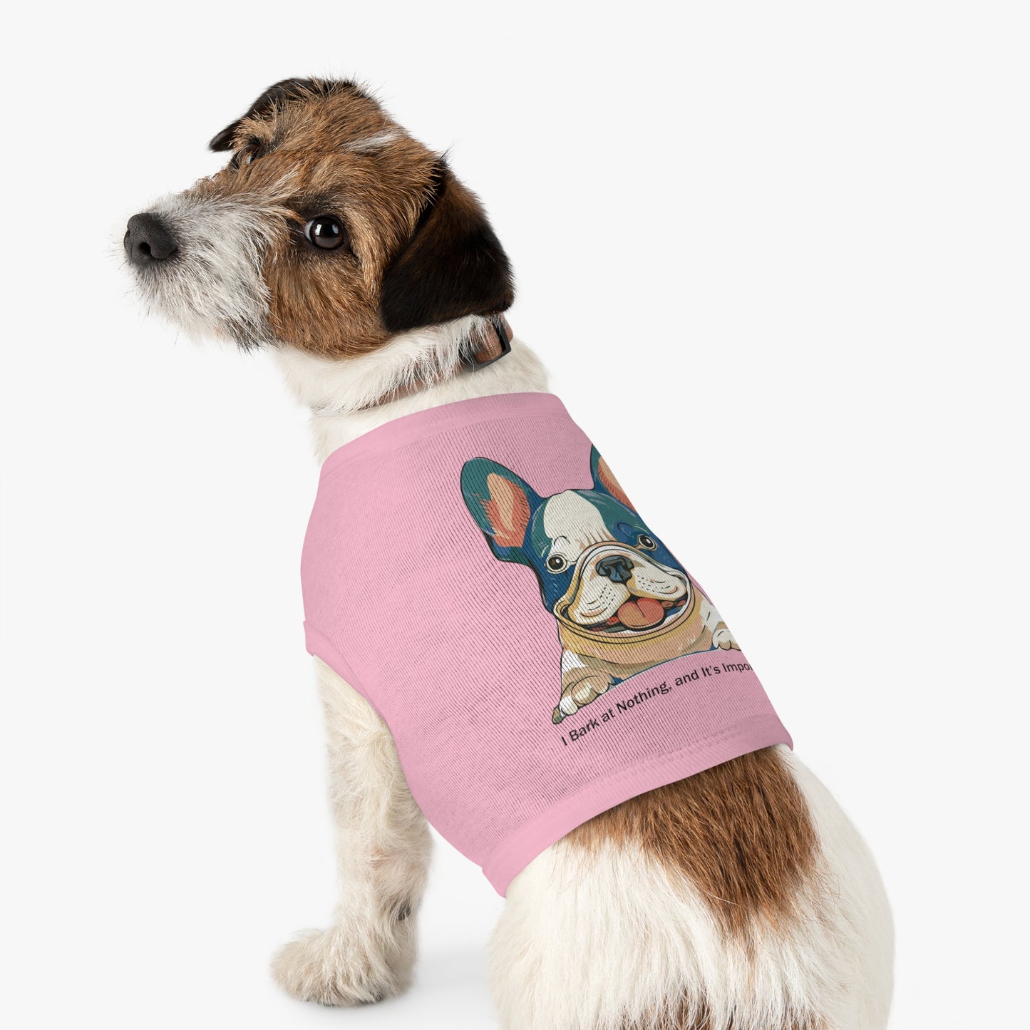 Adorable French Bulldog Pet Tank Top, Dog Summer Tee, Cute Canine Shirt, Pet Apparel, Gift for Dog Lovers, Casual Dog Wear