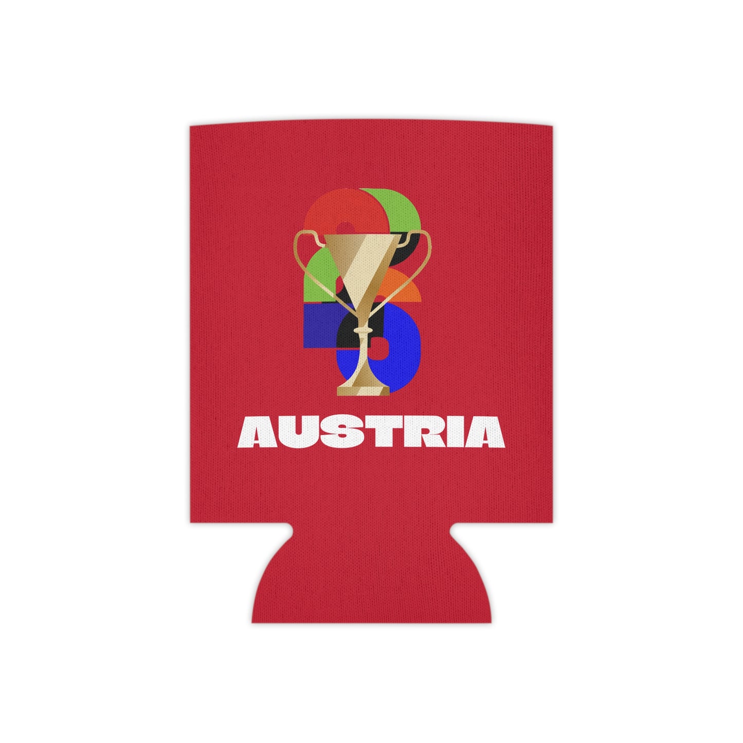 Austria Soccer Can Cooler - Austria Football Fan Koozie for Game Day (2026)