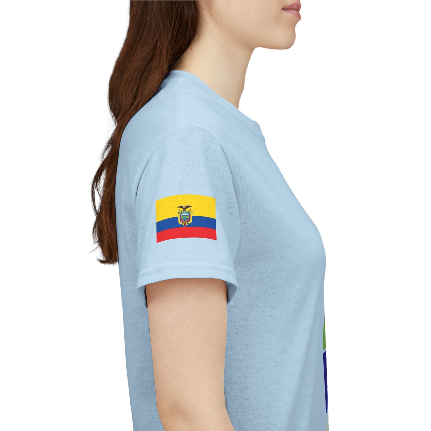 Ecuador Football T-Shirt - Unisex Ecuador Soccer Fan Tee with Flag (2026)