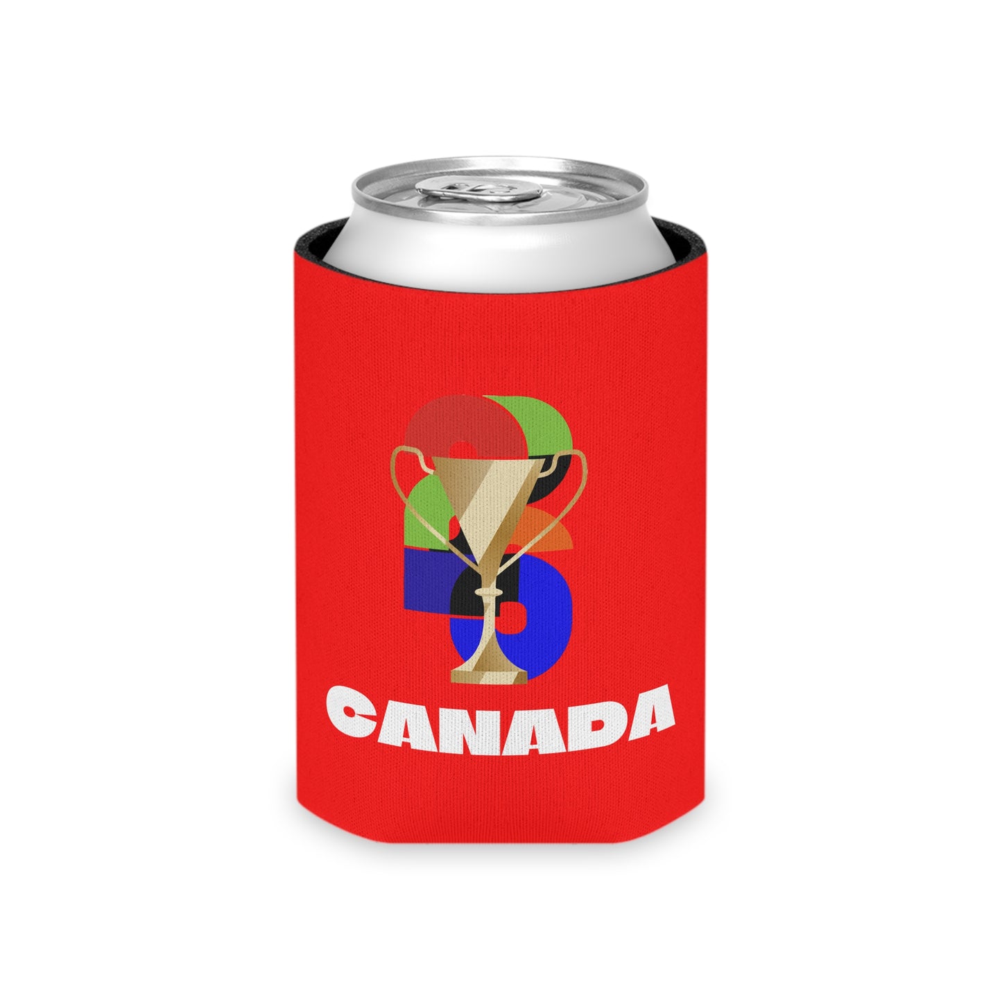 Canada Soccer Can Cooler - Canada Football Fan Koozie for Game Day (2026)