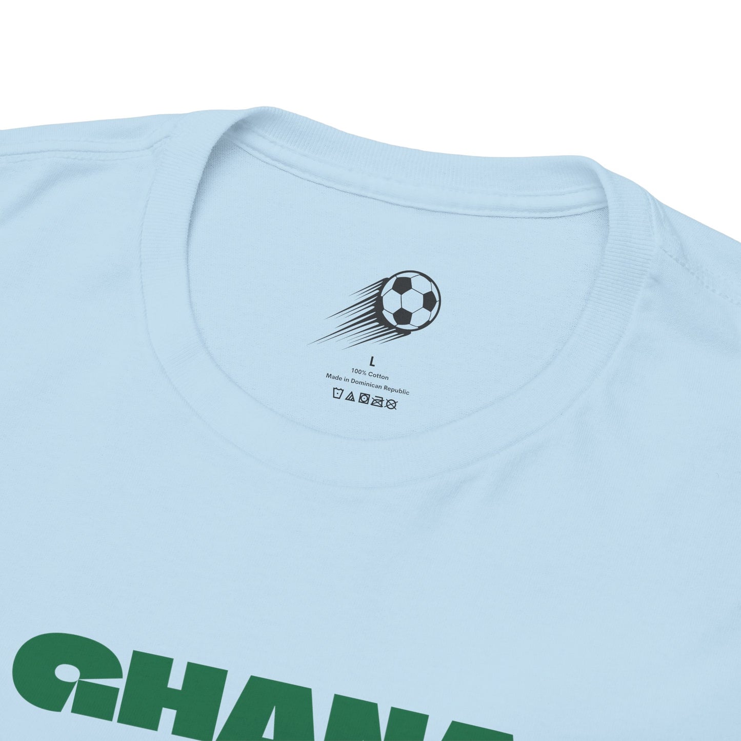 Ghana Football T-Shirt - Unisex Ghana Soccer Fan Tee with Flag (2026)