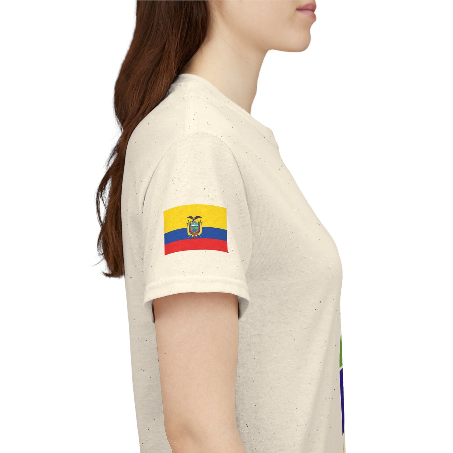 Ecuador Football T-Shirt - Unisex Ecuador Soccer Fan Tee with Flag (2026)