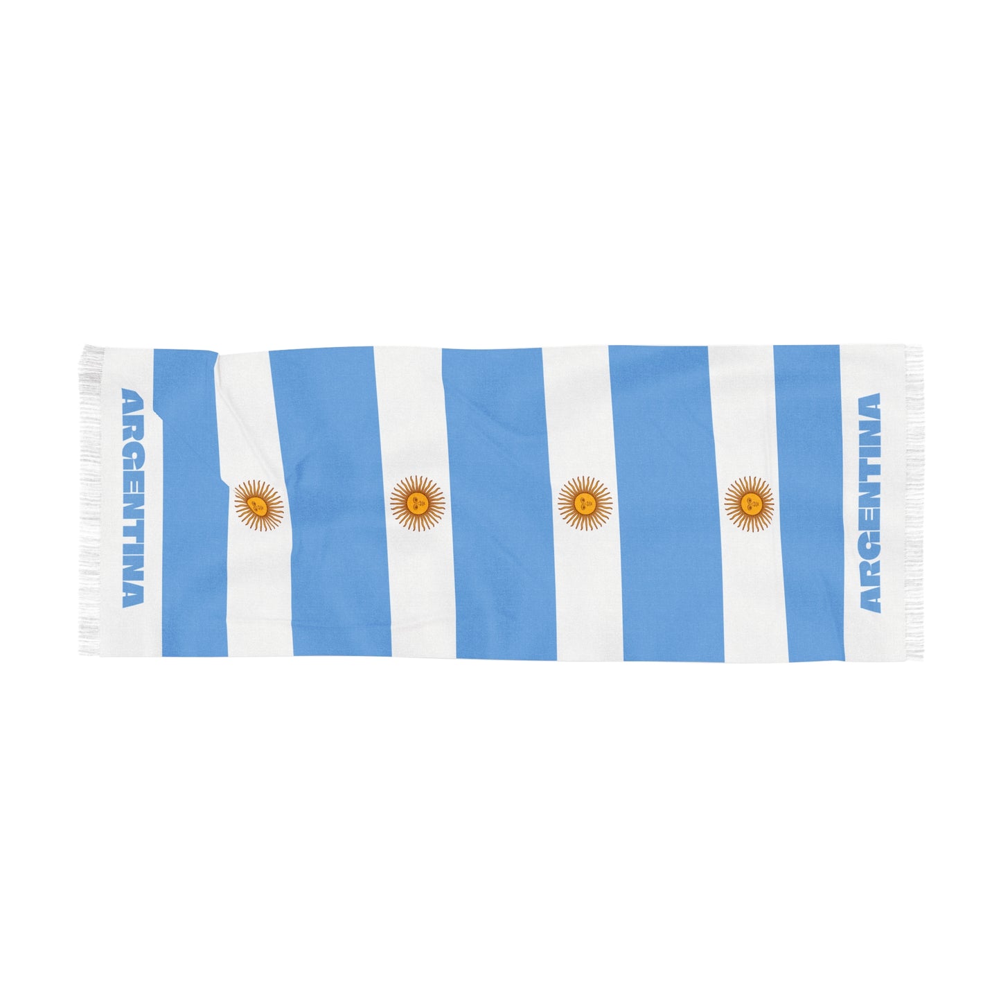 Argentina Soccer Scarf - Argentina Football Supporter Scarf with Flag (2026)