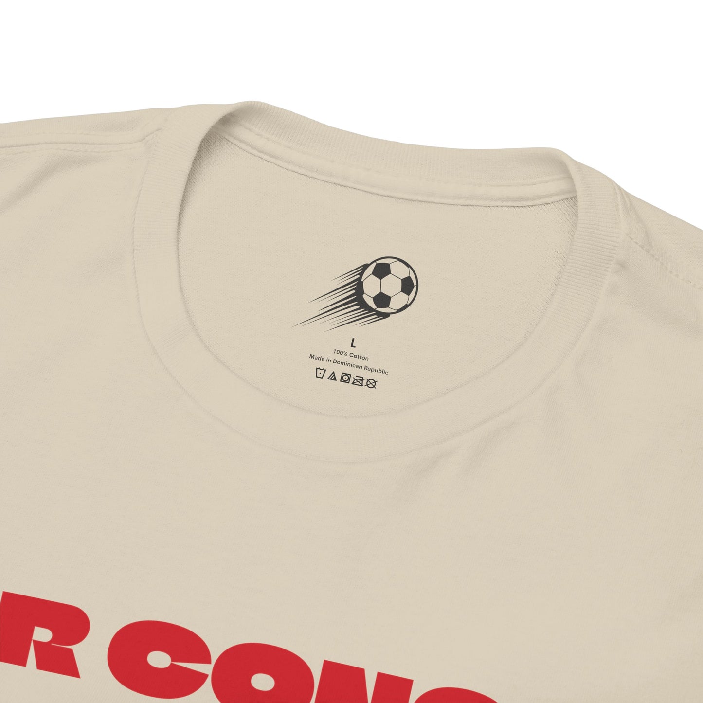 DR Congo Football T-Shirt - Unisex DR Congo Soccer Fan Tee with Flag (2026)