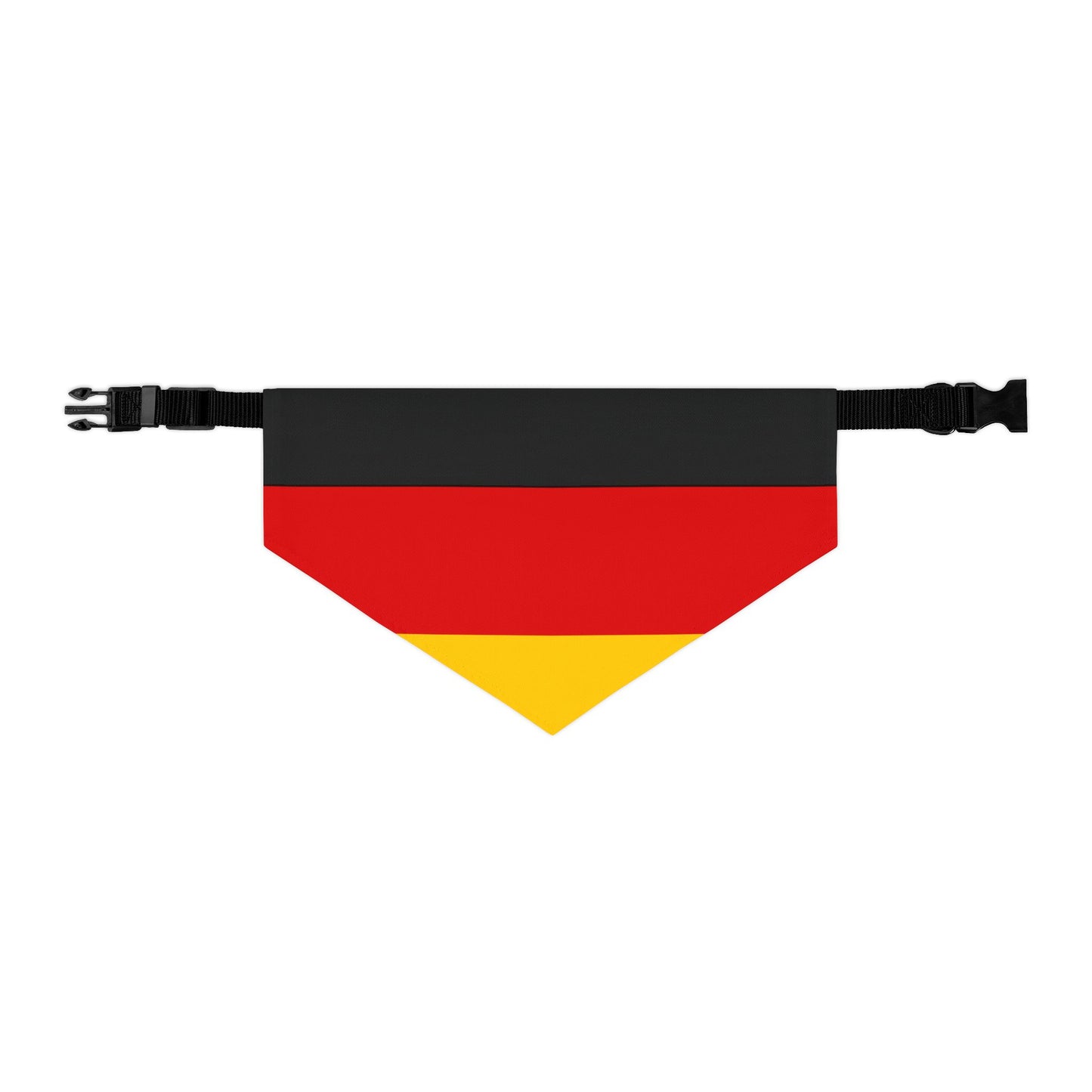 Germany Soccer Dog Bandana — German Flag Snap-On Pet Bandana, Fan Gear