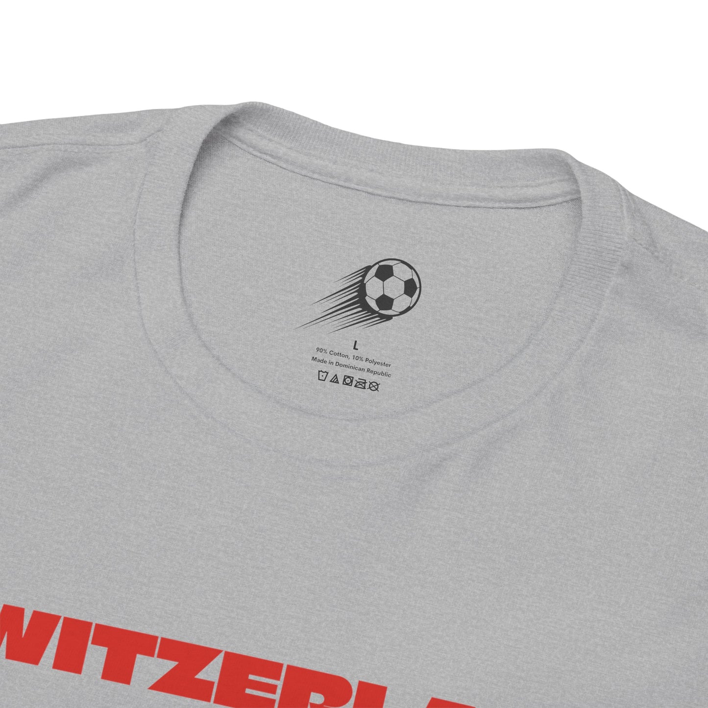 Switzerland Football T-Shirt - Unisex Switzerland Soccer Fan Tee with Flag (2026)