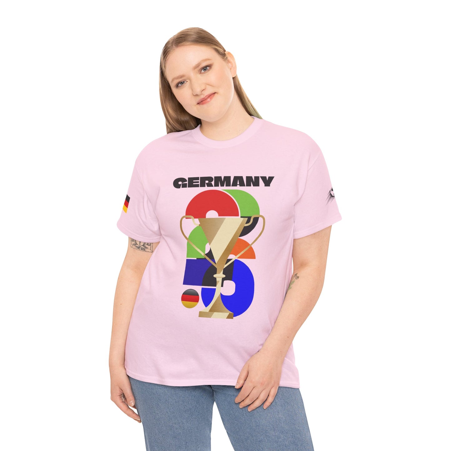 Germany Football T-Shirt - Unisex Germany Soccer Fan Tee with Flag (2026)