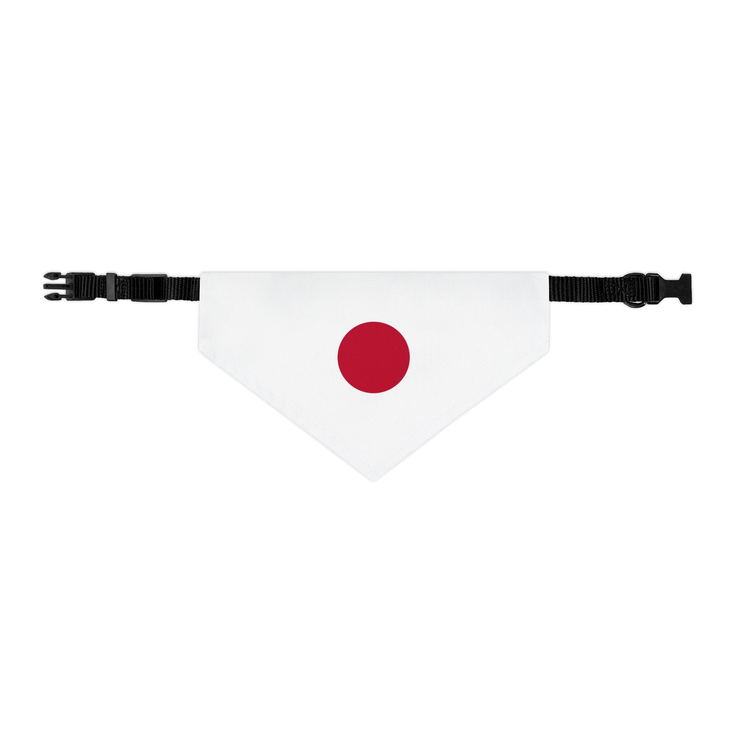 Japan Soccer Dog Bandana — Japanese Flag Snap-On Pet Bandana, Fan Gear