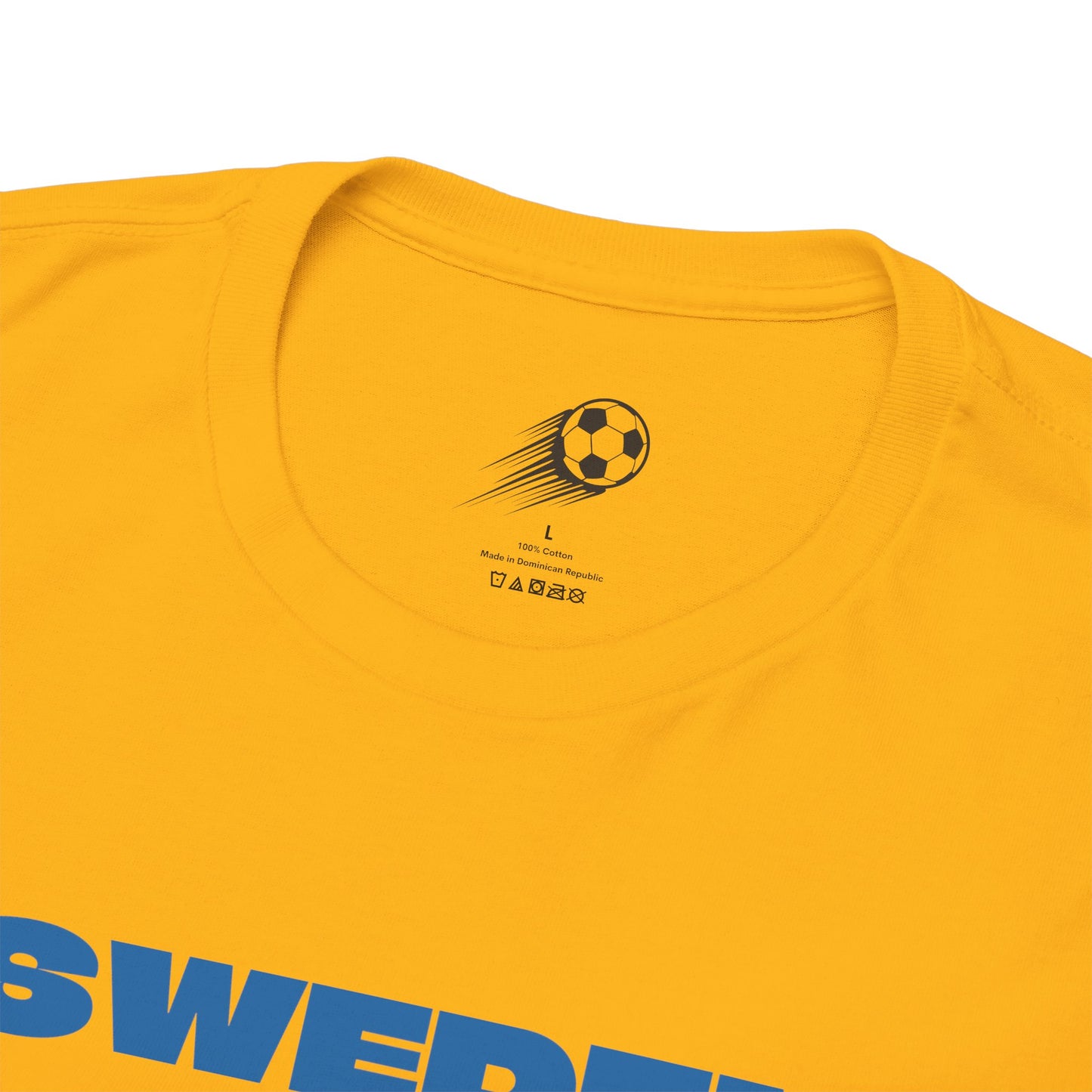 Sweden Football T-Shirt - Unisex Sweden Soccer Fan Tee with Flag (2026)