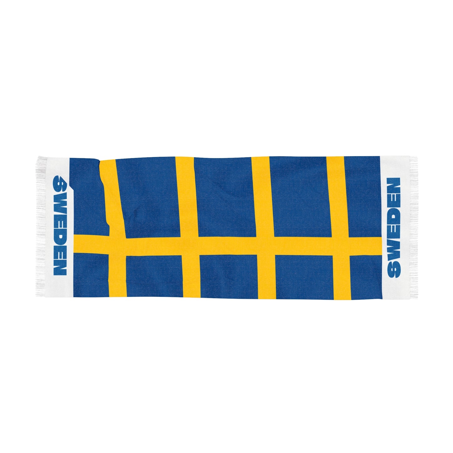 Sweden Soccer Scarf - Sweden Football Supporter Scarf with Flag (2026)