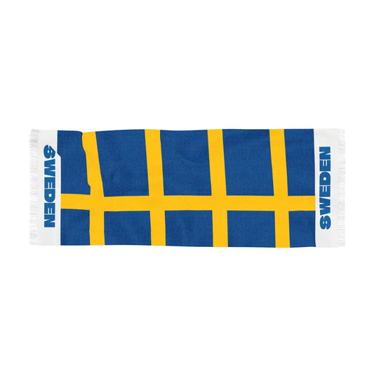 Sweden Soccer Scarf - Sweden Football Supporter Scarf with Flag (2026)