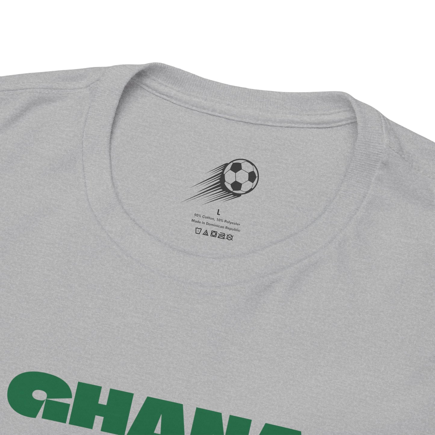 Ghana Football T-Shirt - Unisex Ghana Soccer Fan Tee with Flag (2026)