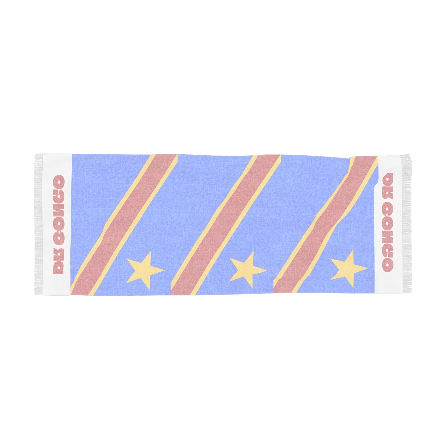 DR Congo Soccer Scarf - DR Congo Football Supporter Scarf with Flag (2026)