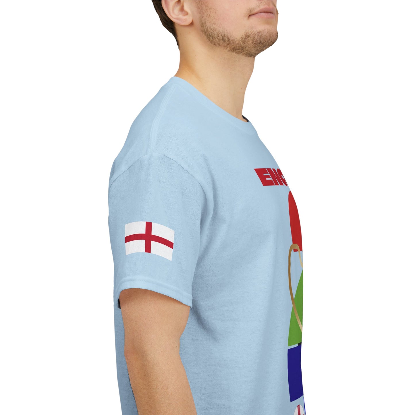 England Football T-Shirt - Unisex England Soccer Fan Tee with Flag (2026)
