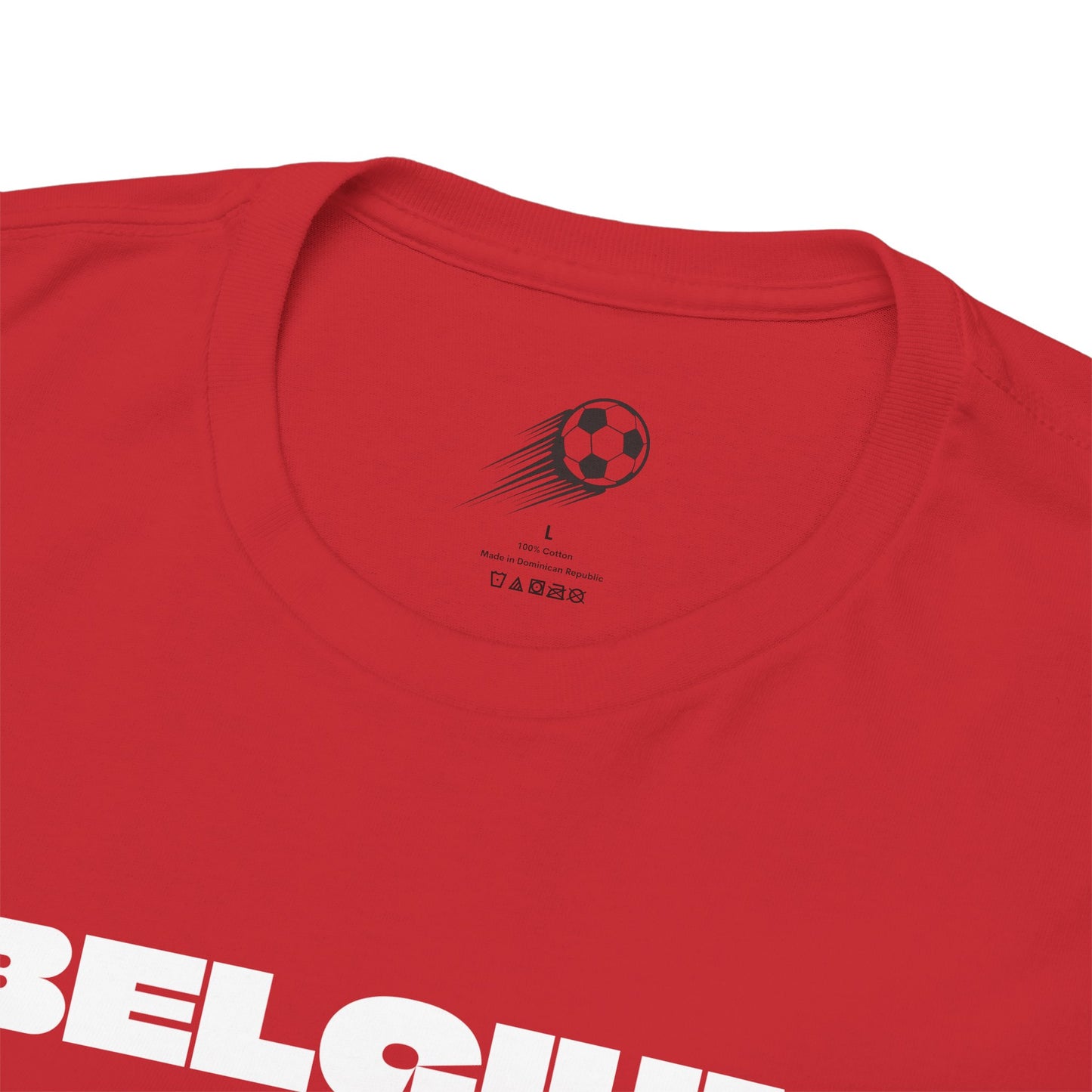 Belgium Football T-Shirt - Unisex Belgium Soccer Fan Tee with Flag (2026)