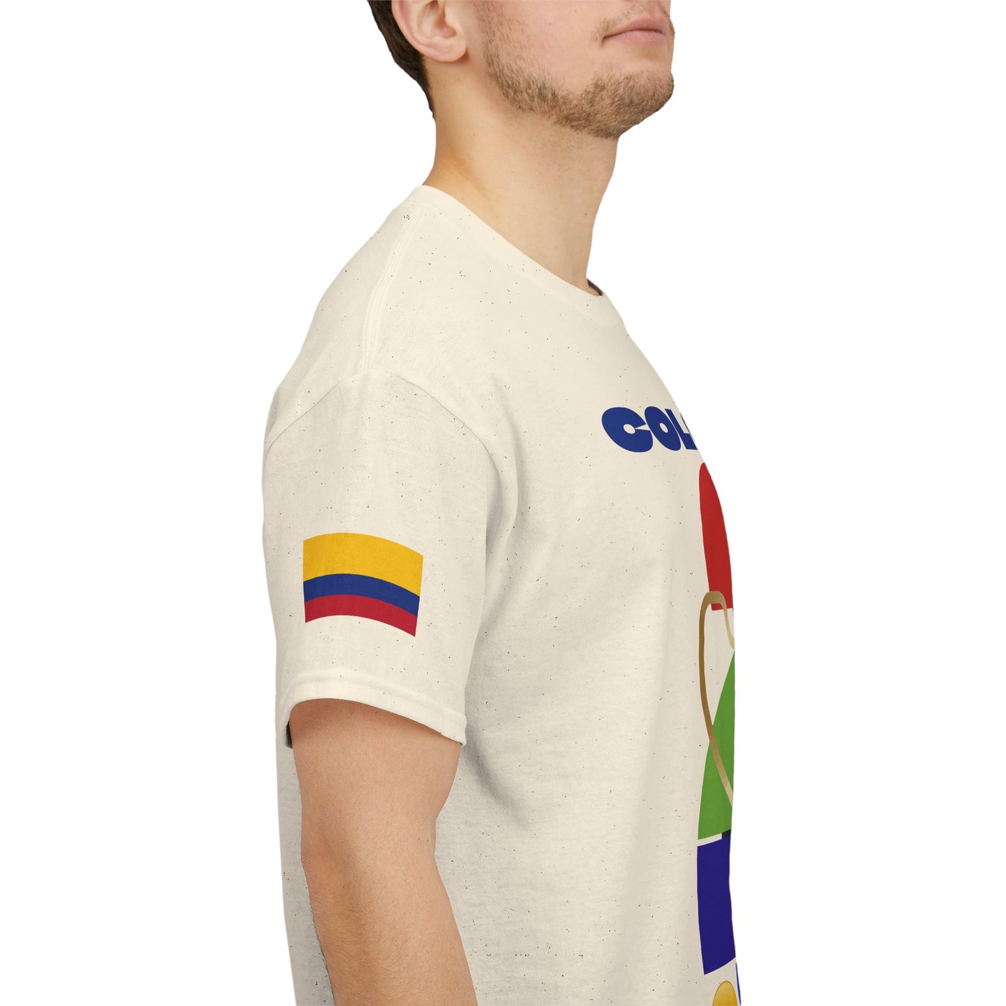 Colombia Football T-Shirt - Unisex Colombia Soccer Fan Tee with Flag (2026)