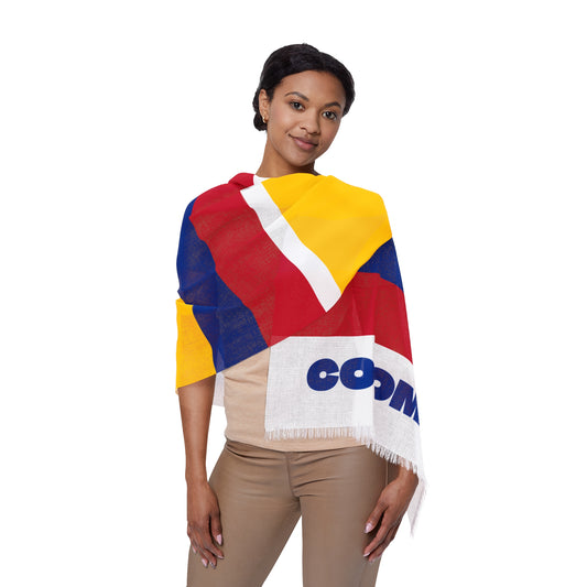 Colombia Soccer Scarf - Colombia Football Supporter Scarf with Flag (2026)