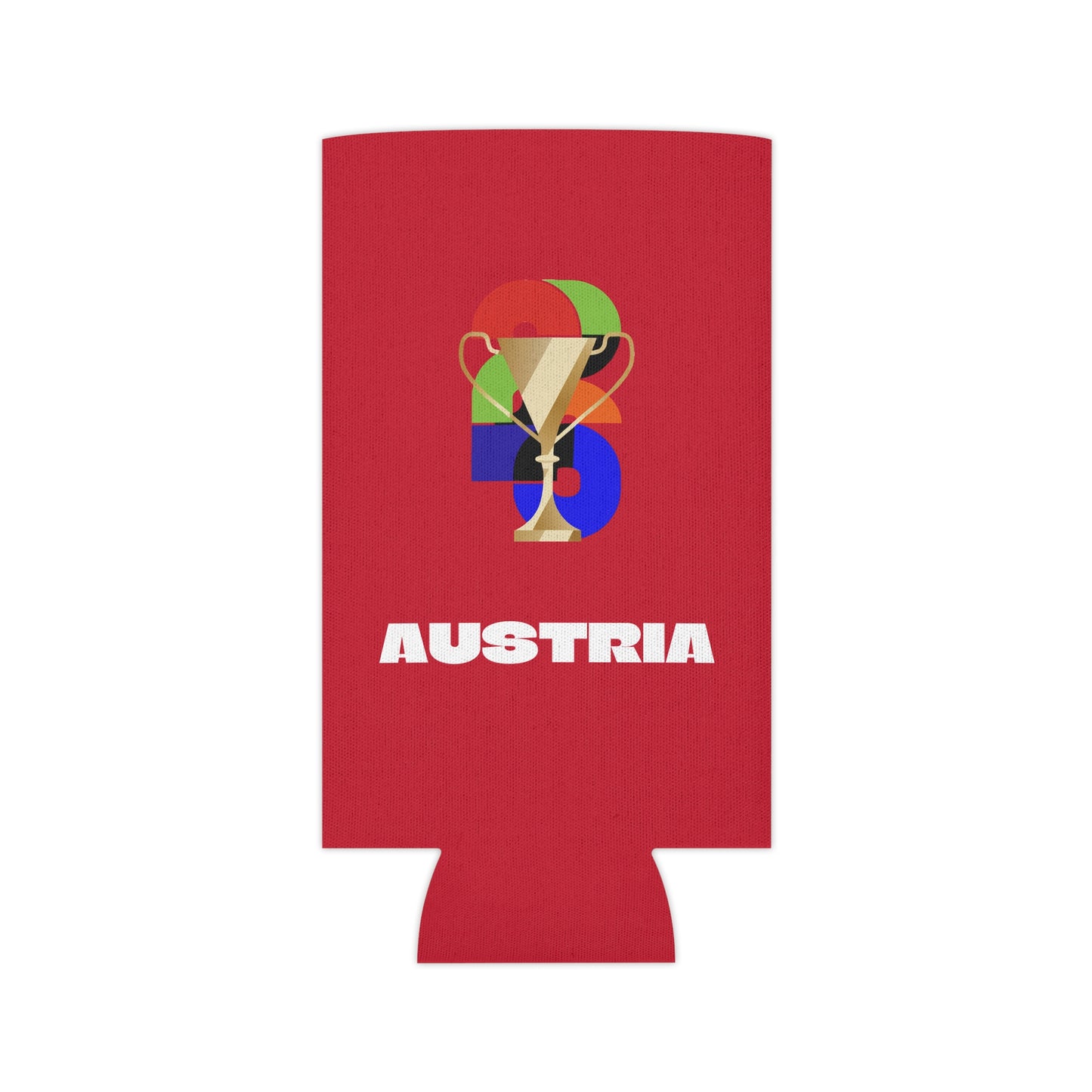 Austria Soccer Can Cooler - Austria Football Fan Koozie for Game Day (2026)