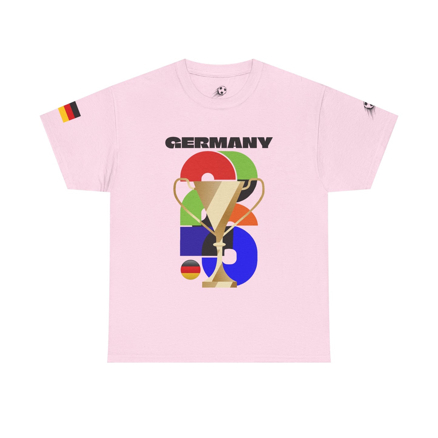 Germany Football T-Shirt - Unisex Germany Soccer Fan Tee with Flag (2026)