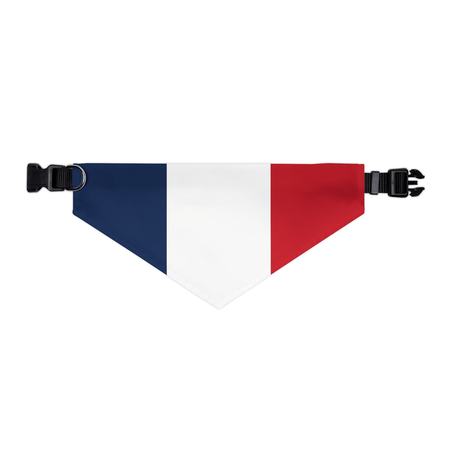 France Soccer Dog Bandana — French Flag Snap-On Pet Bandana, Fan Gear