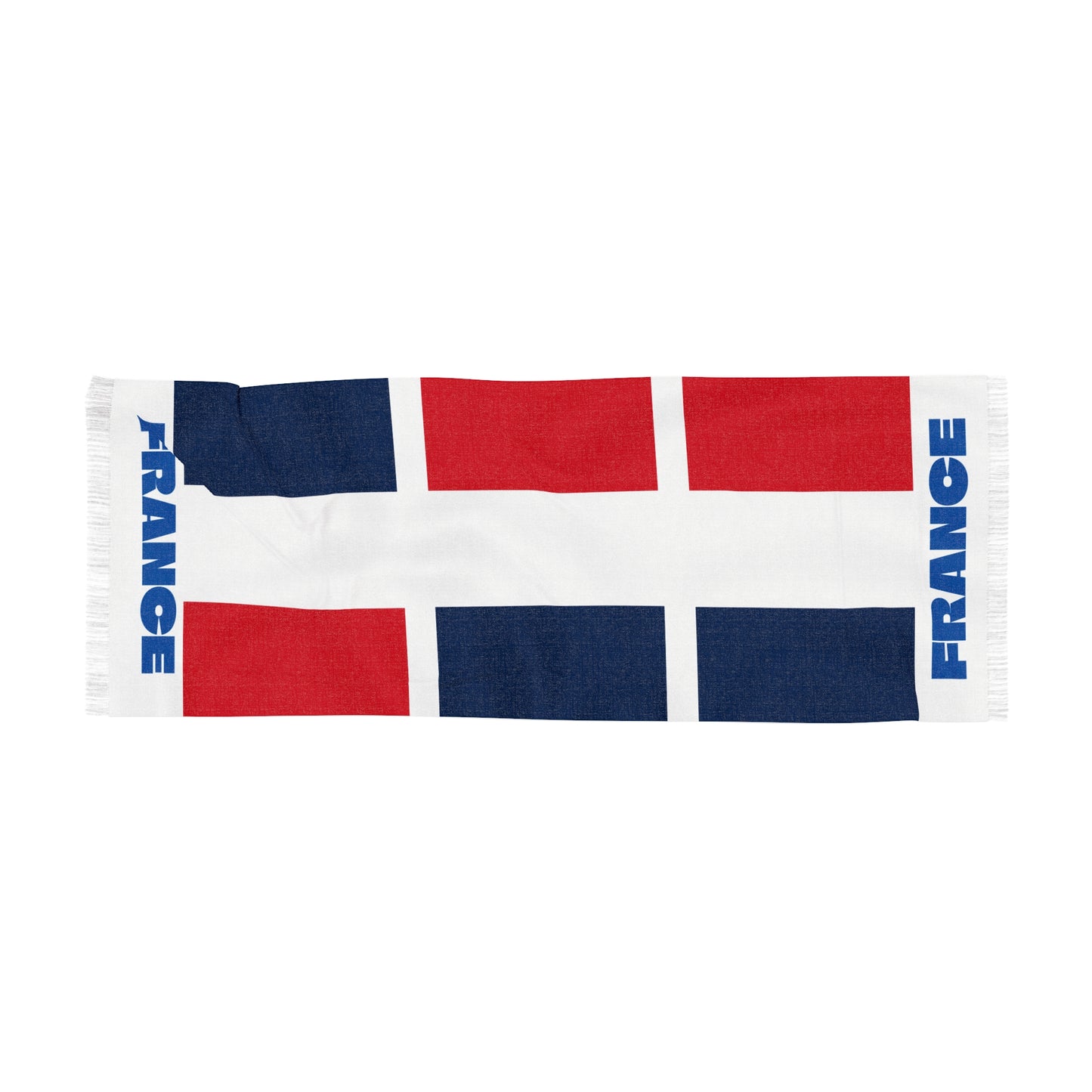 France Soccer Scarf - France Football Supporter Scarf with Flag (2026)