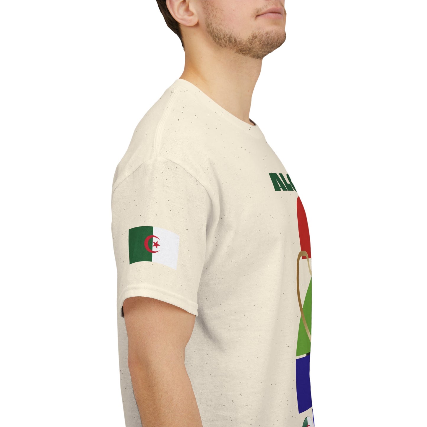 Algeria Football T-Shirt - Unisex Algeria Soccer Fan Tee with Flag (2026)