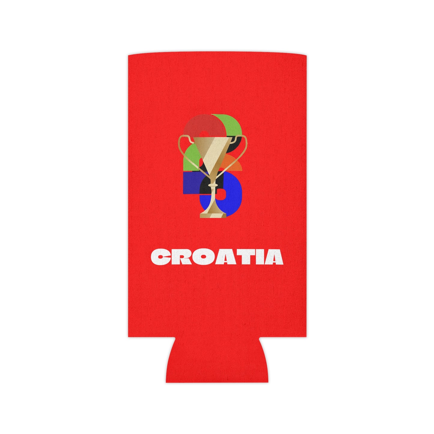 Croatia Soccer Can Cooler - Croatia Football Fan Koozie for Game Day (2026)