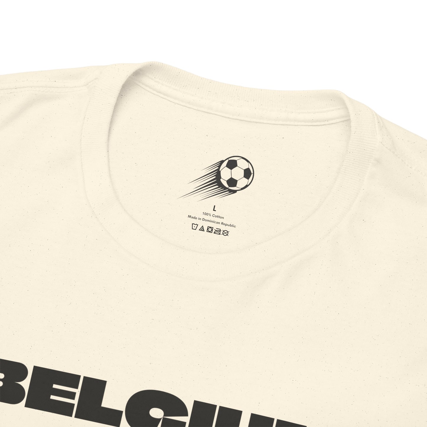 Belgium Football T-Shirt - Unisex Belgium Soccer Fan Tee with Flag (2026)