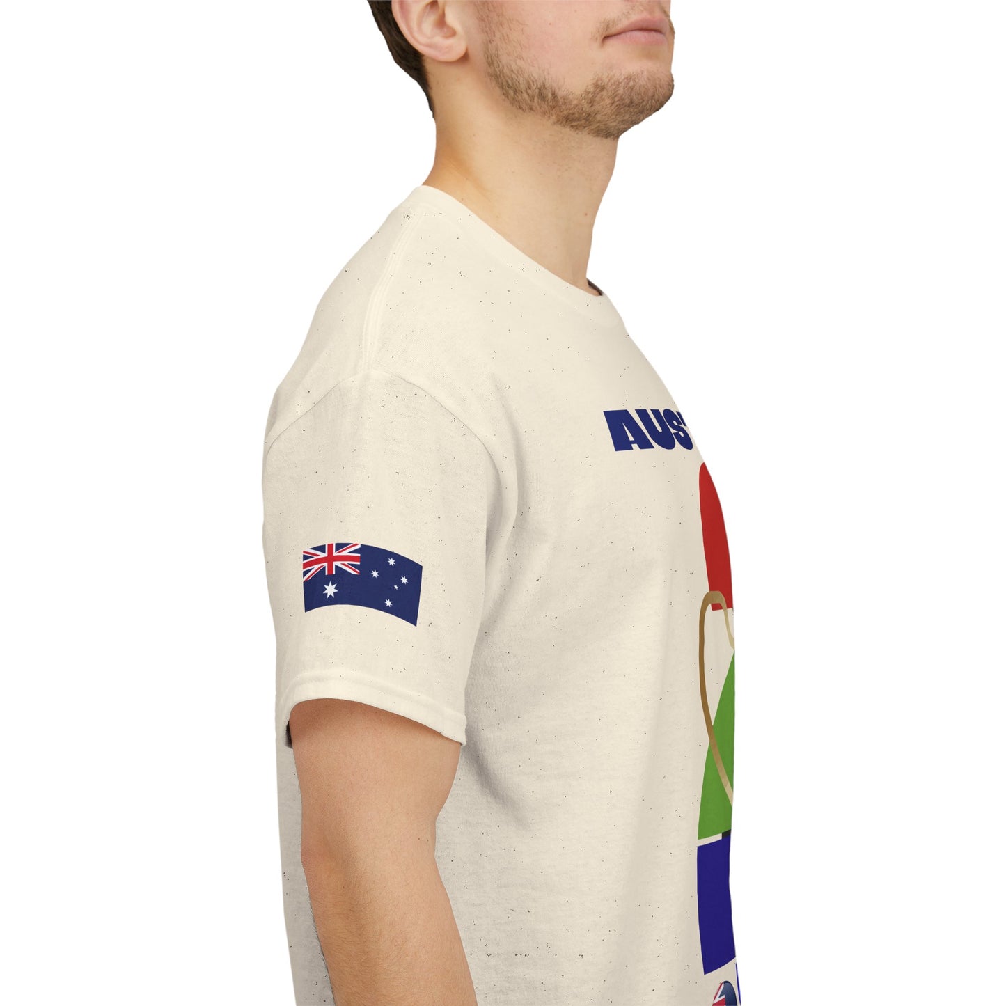 Australia Football T-Shirt - Unisex Australia Soccer Fan Tee with Flag (2026)