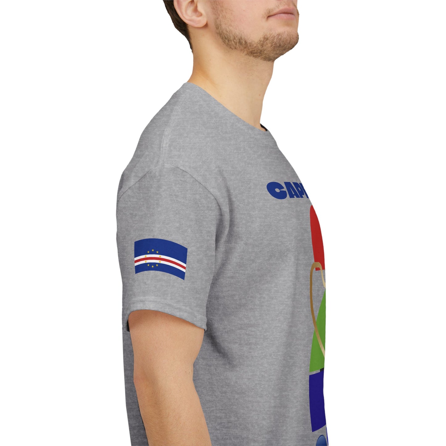 Cape Verde Football T-Shirt - Unisex Cape Verde Soccer Fan Tee with Flag (2026)