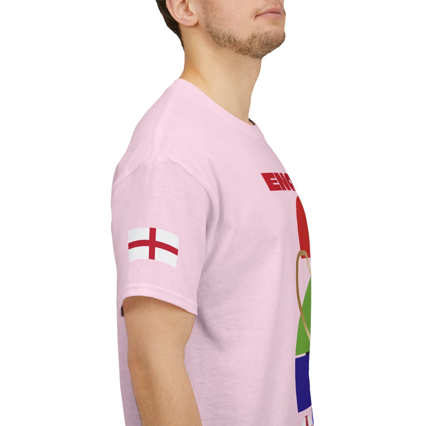 England Football T-Shirt - Unisex England Soccer Fan Tee with Flag (2026)