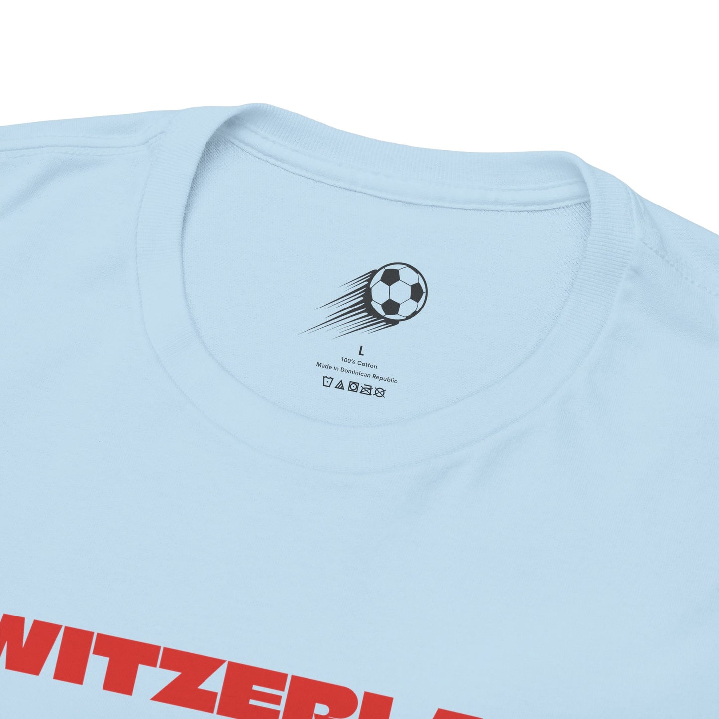 Switzerland Football T-Shirt - Unisex Switzerland Soccer Fan Tee with Flag (2026)