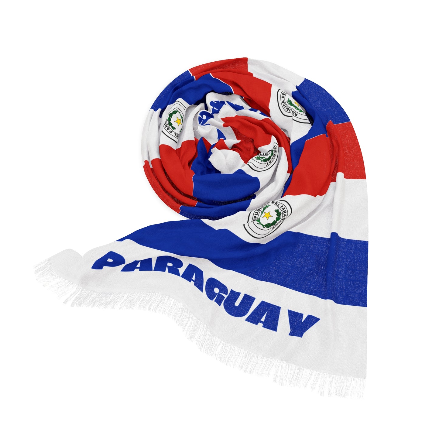 Paraguay Soccer Scarf - Paraguay Football Supporter Scarf with Flag (2026)