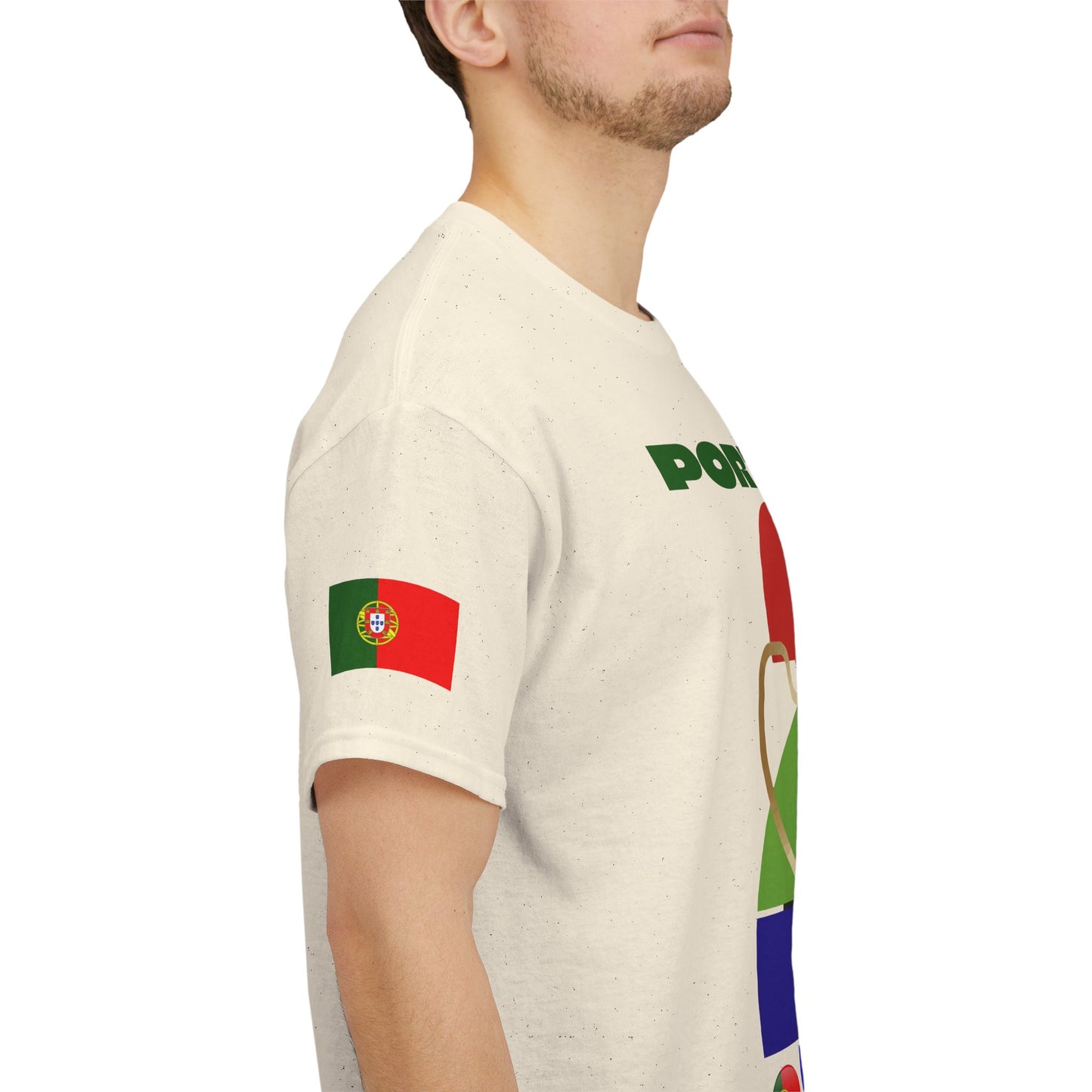 Portugal Football T-Shirt - Unisex Portugal Soccer Fan Tee with Flag (2026)